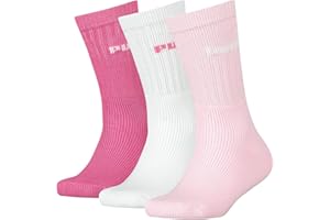 PUMA Tennissocken Crew Kinder Tennis Socken Sportsocken Unisex für Mädchen und Jungen 3 Paar