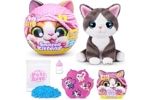 PETS ALIVE -SMITTEN KITTENS- SERIES 2-INTERACTIVE PLUSH (Dragon Li)