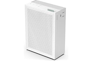 COWAY Purificatore d'aria con filtro HEPA, silenzioso 20 dB, rimuove il 99,999% delle particelle nocive fino a 0,01 µm per allergie a pollini e polvere - AIRMEGA 150 (Bianco)