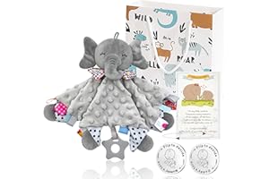 UNMOT Baby Gifts Includes Newborn Baby comforers Blanket, Funny Parent Decision Coin- Baby Gift Set Newborn Shower gift with gift bag（Parent Decision Coin Gift Set）