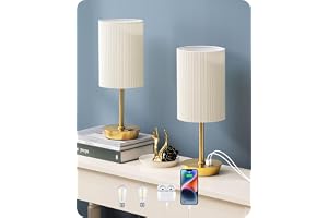 Edishine 2 LED-nattdukslampor, beröringsreglage, 2 USB