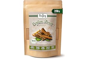 ‎BIOJOY Biojoy BIO-Ceylon Zimt gemahlen (250 g), Zimtpulver ohne Zusätze (Cinnamomum verum L.)