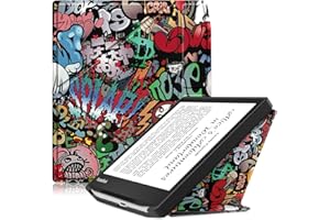 DINGGUAGUA Funda para Pocketbook Era e-Book 7 Pulgadas 2022 eReader Estuche TPU Suave con Función de Soporte y Auto Estela/Sueño,Pintada