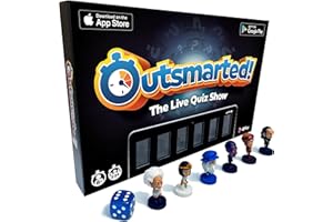 OUTSMARTED! The Live Family Quiz Show Board Game | Ages 8+ | For 2 to 24 Players 2023 Edition