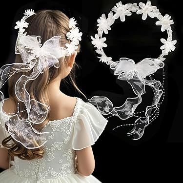 Organza-Stirnband 11,4 Cm – Bezauberndes Märchenprinzessin-Design Für Mädchen, Grün