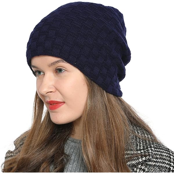Cappello maglia, berretto lana merino, accessorio donna color borbe... | su