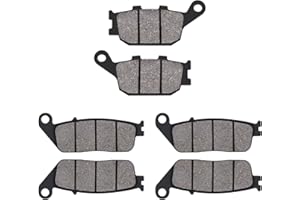 AHL 3 paires Plaquettes de frein kit pour CB 600 FW/FX Hornet 1998-1999 / CB 600 FY/F1-F6 Hornet 2000-2006 / CB 600 F2Y/F21/F22 Hornet S 2000-2004