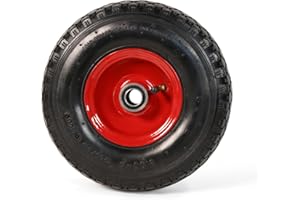PRODUCTPRO Product Pro 10" Red Pneumatic Wheel 3.00-4 (260x85) for 20mm Axle Shaft
