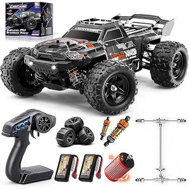 Voiture Télécommandée 4x4 1/16 Électrique 38Km/h – RC Tout-Terrain Haute Vitesse Avec Suspension Indépendante, Batterie 7.4V - Jeux - Jouets Voiture Télécommandée 4x4 1/16 Électrique 38Km/h – RC Tout-Terrain Haute Vitesse Avec Suspension Indépendante, Batterie 7.4V - Jeux - Jouets