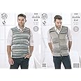 King Cole Patron De Tricot Double Sans Manches Pour Homme