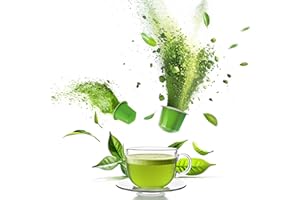 Goodwei BIO Capsule Tè Matcha Ceremoniale compatibile con Nespresso®* | 20 pezzi | Tè verde biologico in polvere