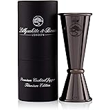 Stainless Steel Jigger Spirit Measure - Single Double Shot Measure 25ml 50ml | Reversible Alcohol Pourer - Perfect Home Bar A