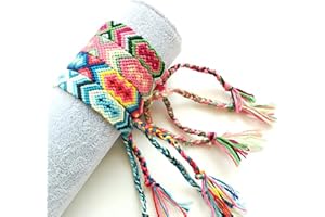 FISHSHOP 4 Unids Pulsera Tejida Hecha A Mano Surtido Multicolor Trenzado Delicada Pulsera Elegante Diseño Amistad Pulsera Características Locales Especiales Carrito Arte Pulsera