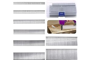 Swpeet Juego surtido de 4000 clavos de acabado recto, clavos de pistola y clavos de acabado pequeños para Brad clavclavclavclav