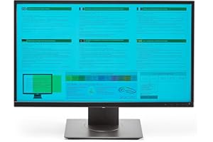 Crossbow Education 24-Inch Widescreen Monitor Overlay - Dyslexia and Visual Stress Friendly (Aqua)