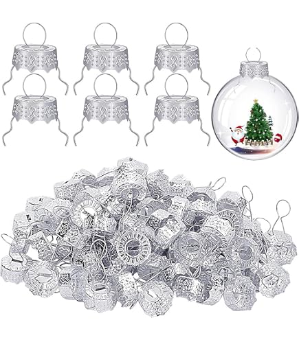 Ymiko Ganci per Palline di Natale in Metallo Placcato 25x50 mm Gancio a S per Ornamenti Natalizi Albero Decorazioni Feste per Casa, Addobbo Tradizionale, Festività in Famiglia