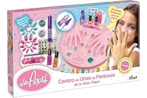 Diset - Centro de uñas de fantasía de la Señorita Pepis, Set de manicura a Partir de 5 años
