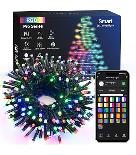 Guirlande Lumineuse RGB 20M Étanche IP65 - 99+ Modes Avec Télécommande