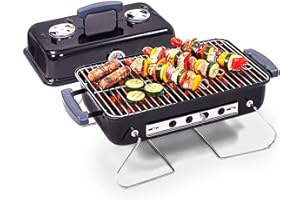 Hi-Gear Traveller Barbecue with Folding Legs, Portable BBQ, Ideal for Picnics, Festivals and Camping, Outdoor Cooking