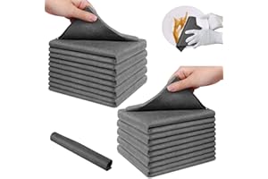 DOEDOEFONG 10 Pezzi Panni Magici Ispessiti, Panno Magico per la Pulizia, Panno per la Pulizia Magico Addensato, Panno Magico per la Pulizia Vetri, Panno Magico in Microfibra per la Pulizia, per Cucina, Auto