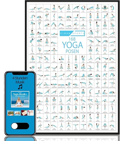 Yoga Poster Leinwandbild „Namaste“ – 30x20 Cm, Auf Keilrahmen, Made In Germany