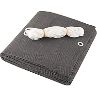 Laneetal Balkonumspannungen HDPE 220 g/m² Balkonsichtschutz, blickdichte Balkonabdeckung Balkonverkleidung 75x600 cm…