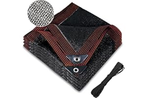 HIQE-FL Garten-Schattennetz 3x6m,öSen Beschattungsnetz,Garten Uv Schattennetz,Schattierungsgewebe,Sonnenschutz Netz Schattierungsnet,GewäChshaus Schatten Netz,Schattiernetz,UvbestäNdiges Netz