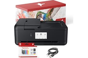 realink Bundle TS9550a Drucker (A3 mit Scanner und Kopierer) mit 10 XXL Druckerpatronen