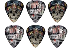 Perri's Leathers Ltd. - Motion Guitar Picks - Guns N' Roses - Appetite for Destruction - Official Licensed Product - 6 Pack - MADE in CANADA.