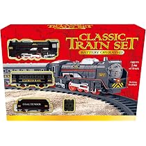 A to Z 1577 Classic Battery Operated Train Set with Light and