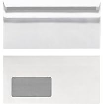 Blake Everyday Briefumschläge DL – 50 Stück, Weiß, Selbstklebend, 80 G/m² – PEFC-zertifiziert Für Büro & Geschäft