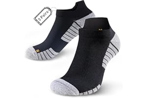HUEGLO 3Paar Plantarfasziitis Socken Kompressionssocken Damen Herren Sport Unterstützen Wandersocken kompressionssocken Laufsocken Sportsocken Rutschfeste Anti Schweiß Socken