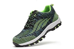 Ali-tone Arbeitsschuhe Damen Herren S3 Sicherheitsschuhe mit Stahlkappe Leicht Atmungsaktiv Turnschuhe Sportlich Trekking Wanderhalbschuhe Hiking Schuhe Unisex Schutzschuhe