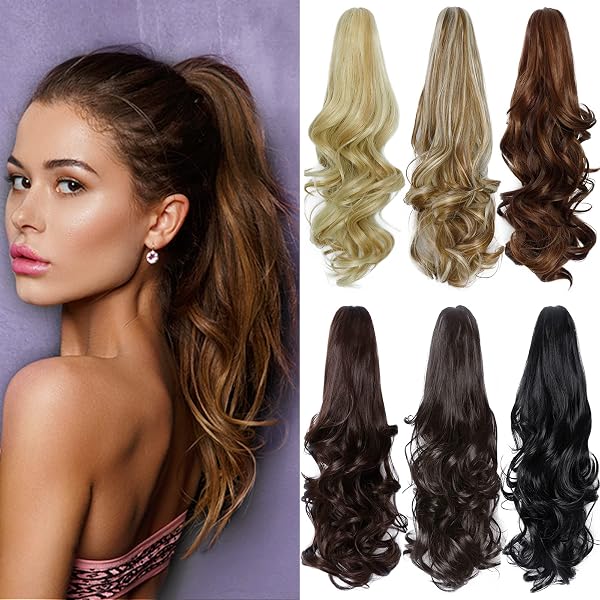 WIG ME UP Pferdeschwanz Extension – Super Lang, Lockig, Mit Butterfly-Klammer