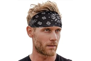 TOUGH HEADWEAR Herren-Schweißbänder – Herren-Stirnband – Stirnbänder für Workout, Herren, Sport-Stirnband, Herren, Performance-Stirnband, Herren – Sport-Stirnbänder, Herren, Radsport-Schweißband, Fußball-Stirnbänder