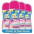 Snuggle Scent Shakes In-Wash Scent Booster Beads, SuperFresh Spring Burst, 9 Ounces, Pack of 4