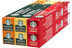 ‎STARBUCKS STARBUCKS Seasonal Festive Variety Pack Od Nespresso, Kapsułki Kawy 6 x 10 (60 Kapsułki) - Amazon Exclusive