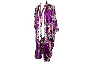 CCcollections Kimono robe long 16 colors Premium Peacock bridesmaid bridal shower womens gift