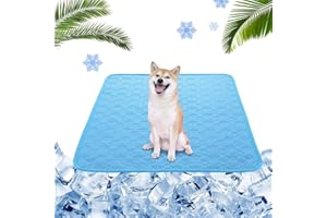 Sunshine smile Tappetino Refrigerante, 100 * 70 cm Tappetino per Cani Refrigerante, Tappetino per Cani Rinfrescante, Tappetino Refrigerante Cani, Tappetino Refrigerante per Cani