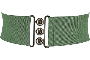 FASHIONGEN - Cintura donna 7,50 cm larga e Elastica, fatto in Francia, GLORIA