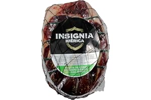 INSIGNIA IBERICA, 2.4 KG ( 89 € ) - Jambon Iberique (Épaule) deshose PATA NEGRA 100% naturel - Originaire de porcs ibériques élevés en plein air à Dehesas