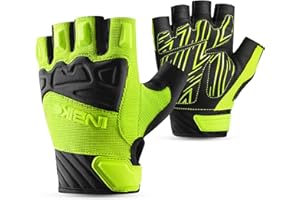 INBIKE Guantes Ciclismo Verano Hombre Mujer Guantes Bicicleta Elásticos Transpirables con Cierre De Velcro (MH010)