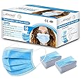 ALITMUN® 3 Ply Disposable Face Mask (Blue Color) with Adjustable Nose Pin & Soft Ear loop, 3 Layer Medical Surgical Mask with BFE/PFE >98%, CE ISO certified, for Men & Women