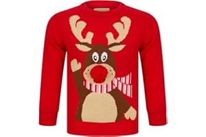 Tokyo Laundry Pull de Noël fantaisie à col rond pour fille « Merry Christmas »