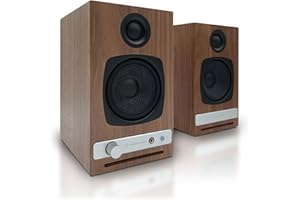 Audioengine HD3 Home Music System - Wireless Speakers with Bluetooth - 60W Powered Computer and Desktop Speakers with aptX HD Bluetooth