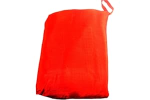 Terrapin Trading Ltd Fair Trade Oriental Silk Double Sleeping Bag Liner - choice of colours (dark blue) (Orange)