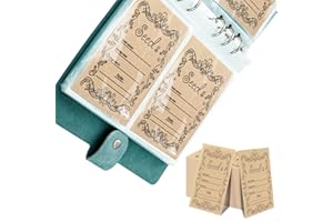 KICDER 100 Resealable Seed Packets for Vegetable Storage - Self-Sealing Envelopes for Seed Saving and Organization, Grid-Style Collection Book Included（Green）