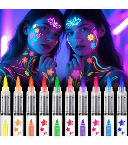 Onforu Pack of 2 30 W LED UV Spotlights Blacklight Spot with