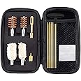 BOOSTEADY Compact Shotgun Cleaning Kit For 12 & 20 Gauge - Includes Brass Rod, Brushes, Mops, Patches, Case