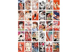 TuYines Set di 30 cartoline vintage, cartoline anime, cartolina giapponese, frasi e citazioni, cartoline retrò, amicizia, cartolina per bambini